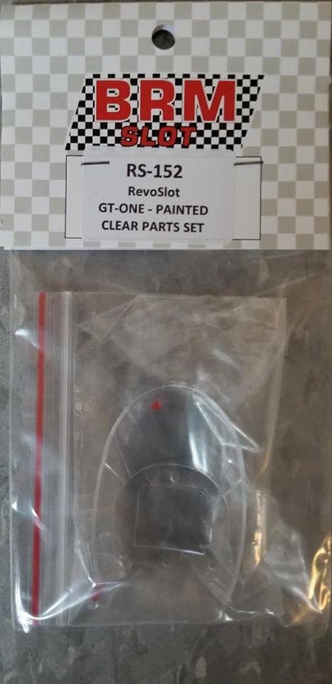 RS-152 Revo Slot Toyota GT One Painted Clear Parts Kit